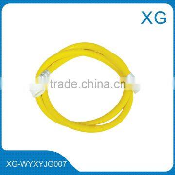Euro style yellow color washing machine PVC inlet hose/PVC flexible hose/washing machine outlet drain hose/dishwasher drain hose