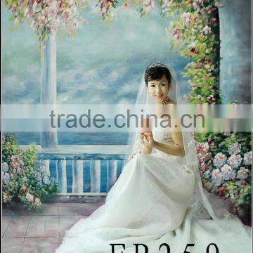 3 x 6 Meters Hand Painted Scenery Photograph Studio Background For Wedding