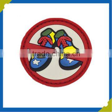 cheap shoes eco-friendly 3D pvc warn hook rubber patches