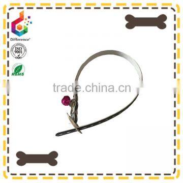 Dog collar with a ring bell