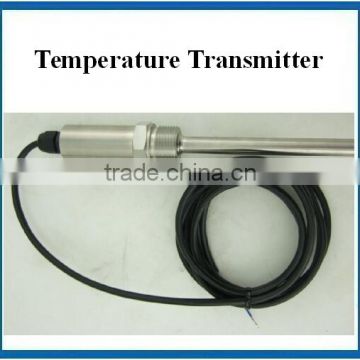 Fixed nut 4-20ma pt100 Temperature Transmitter with cable