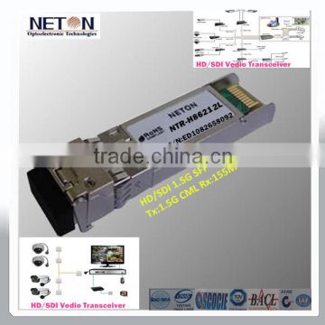 Tx:1.5Gbps CML Rx:155Mbps LVPECL OF optical sfp transceiver OF fiber connector