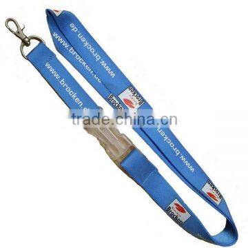 Polyester Lanyard With Detachable Buckle/silk Screen Lanyard/promotional Sublimation Lanyard