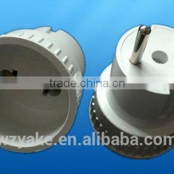 YK207 Hot sale two pins European Style plug with socket