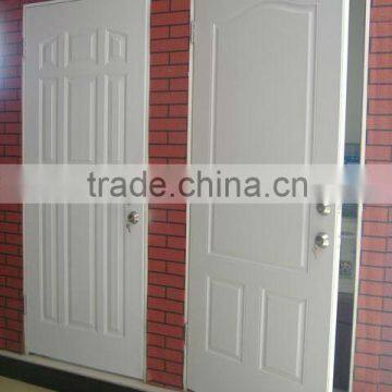 exterior steel panel door in Guangzhou door factory