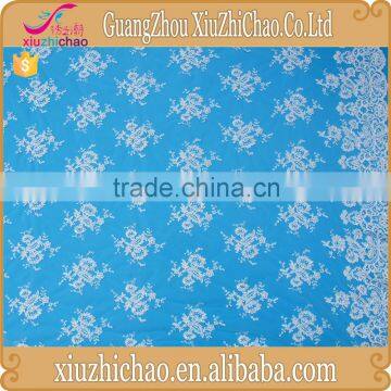 stock! embroidery mesh lace with beads for wedding gown and veils in China