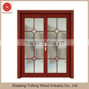 solid double wooden sliding doors meeting room door for entry