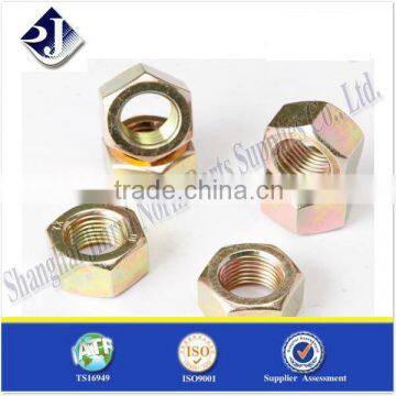 hexagonal flange nuts carbon steel zinc plated