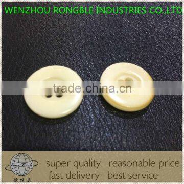 4holes 30L dyeable real corozo button with laser logo