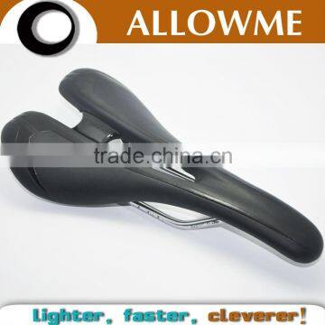 gel hollow ti rail original real leather MTB bicycle saddle