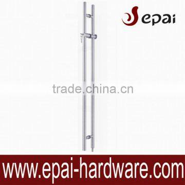 304 stainless steel glass door handle with lock,office glass partition door handle
