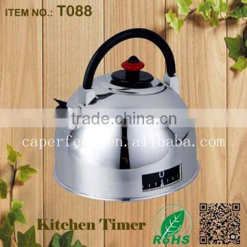 Best quality mechanical kitchen stainless steel kettle timer