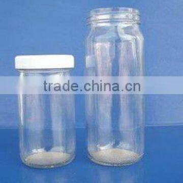 200ml transparent round jar,glass jars,food container