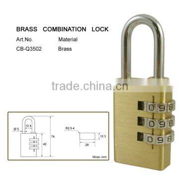 Brass padlock Pad locks combination lock steering wheel combination lock