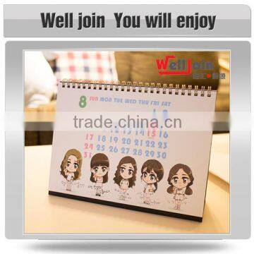 Hot selling desk printing calendar