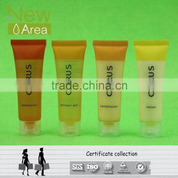 Cheap disposable hotel cosmetic liquids Shampoo&Bath gel&Body lotion for hotel use