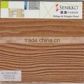 3000x190mm Fiber Cement Siding Cladding Panel (SE-506)