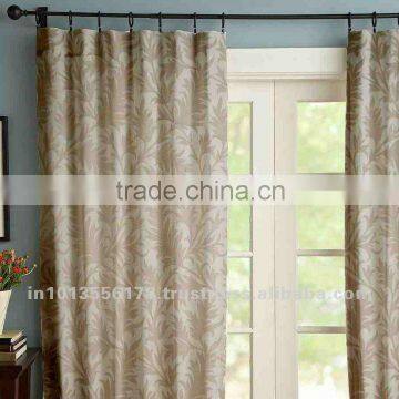 Polyester Curtain Jacquard Fabric For Home