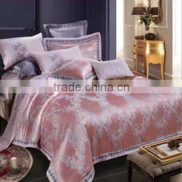 California king size luxury yarn dyed jacquard bedding set