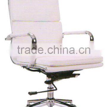 Steel Frame Chair/High Back Excutive PU Padding Chair /Office Chair With Ergonomic Design photo-3