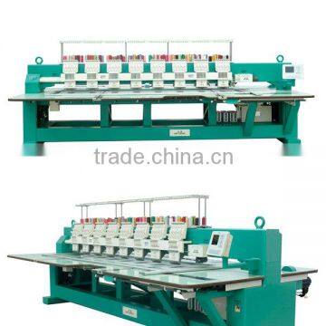 8 Heads Computerized Flatbed Embroidery Machine , 110V / 220V