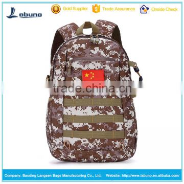 wholesale hiking backpack camouflage army school bag durable military canvas backpack