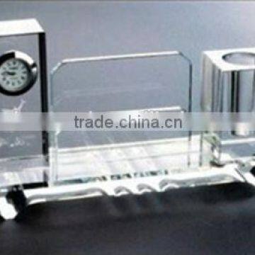 Special Crystal Pen holder Card Holder Nice Office table Decoration