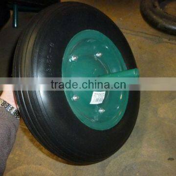 China Pneumatic 3.00-8 Rubber Tire for Trolley Wheelbarrow Wheel photo-3
