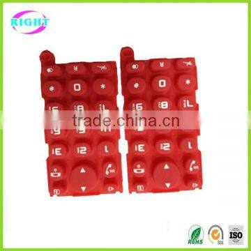 custom made silicone keypad for mobile phone