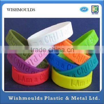 wristband customize silicone bracelet watch for sports costomized designs Plastic Injection Molding