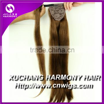 Harmony Stock 22" human pony tails/wigs and pony tails/human hair closure piece