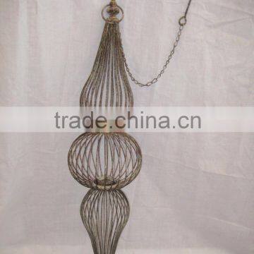 L18M1202MC-1- metal wire candle holder