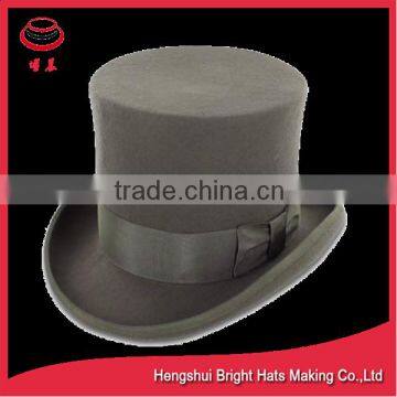 Ribbon and Rope Accessory Type and 100% Wool,100% Australian Wool Material Mini Top Hat photo-2