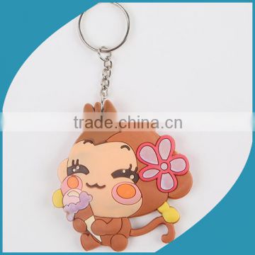 cartoon character rubber keychain