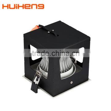 Aluminum Rotatable Ceiling One Head 20w Cob Led Grille Light photo-4