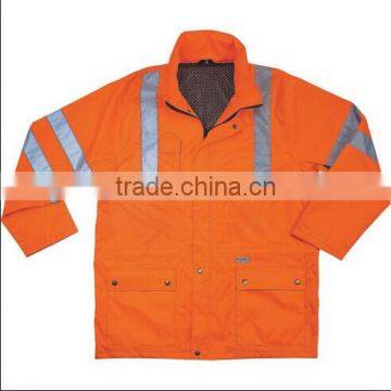 high visibility waterproof safety reflective jacket