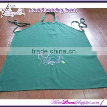 chef spun polyester aprons, kitchen spun poly aprons for restaurants, hotels