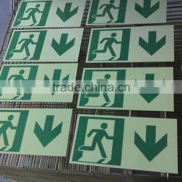 Luminous Plastic sheet/glow in dark plastic sheet for IMO signs