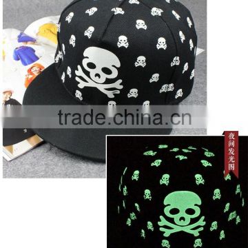 custom printed baseball street luminous cap hip-hop caps hat