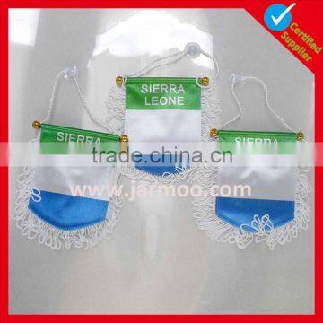 custom high quality exchange pennant shaped flag