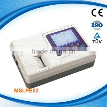 (MSLPE02)Price of high frequency handheld single channel ecg machine(channel can be select)