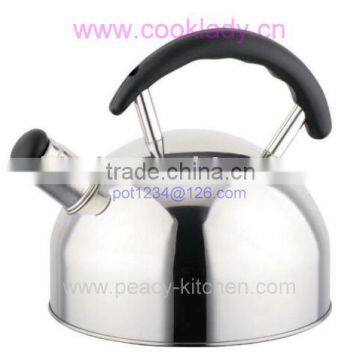 stainless steel whistling kettle(water kettle, tea pot,cookware set)