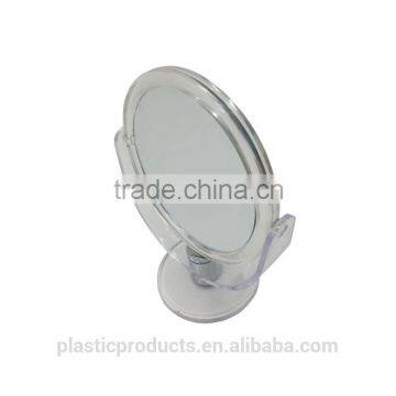 high quality double sides and flexible plastic cosmetic table mirror