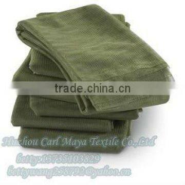 long lasting green square army/military insecticide treated travel mosquito bed nets