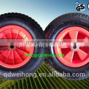 Plastic Rim Pneumatic wheel for wheelbarrow