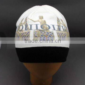 100%ACRYLIC SUBLIMATION BEANIE HAT