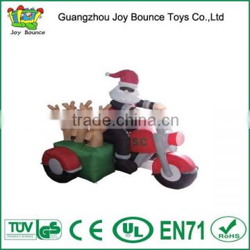 hot sale inflatable christmas santa claus ,buy inflatable santa claus riding motorcycle