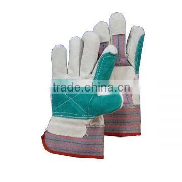 Durable Split Leather Glove with Double Layer Palm