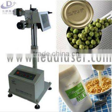 Configured Technical 20W Beverage Package Flying Fiber Laser Date Code Machine