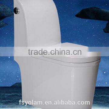 YL1073 Surface Glaze Bathroom Ceramic Floor Mounted Toilet